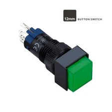 12mm 1NO 1NC/2NO 2NC Momentary Square Plastic Push button Switch (LAS2Y) CE Rohs