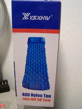 Outdoor Camping Sleeping Pad Inflatable Mattress With Pillows Ultralight Air Mat