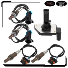 For GMC Savana 1500 2500 4pcs Oxygen o2 02 Sensor + Mass Airflow MAF Sensor