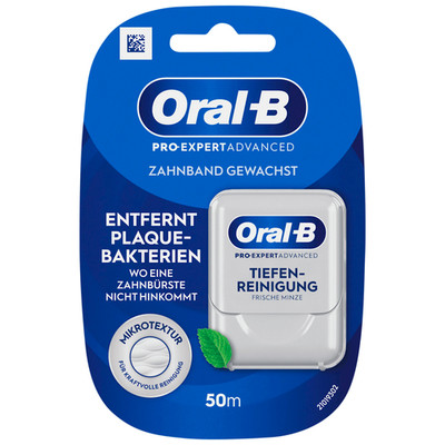 Nić dentystyczna woskowana ORAL-B Pro-Expert Advanced  Deep Clean 50 m
