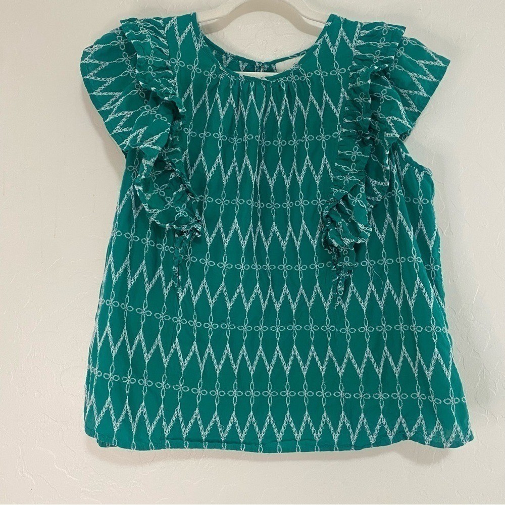 Universal Thread Green with White Thread Stitchin… - image 2