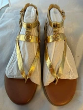 G by GUESS GBG Los Angeles Caura Gladiator Sandal, Gold, Women Size 7.5   NEW