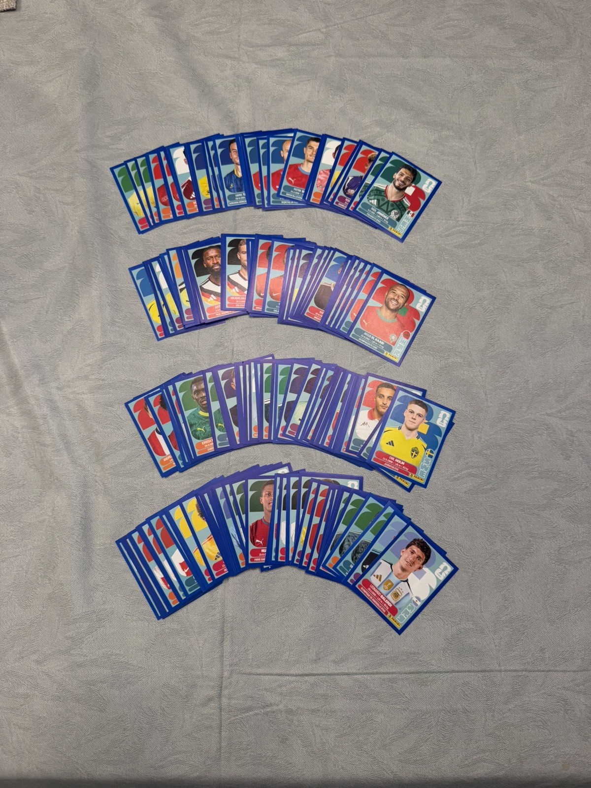 2026 Panini FIFA World Blue Parallel Stickers Players * You Pick*