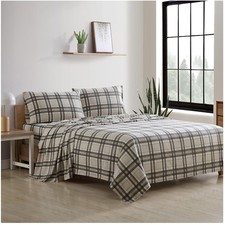 100 Cotton Flannel Sheet Set - Soft  Cozy