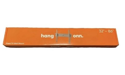 Hang Onn Fixed TV Wall Mount for TV 32''-86'' uto 120 Lb 75x75 - 600x400 VESA