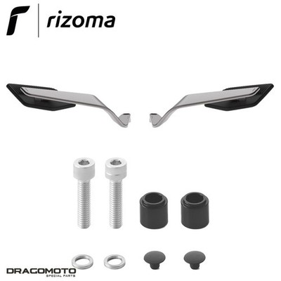 Stealth Max Mirror Ducati Streetfighter V4 1100 2021-2022 Rizoma BSN140D BSN...