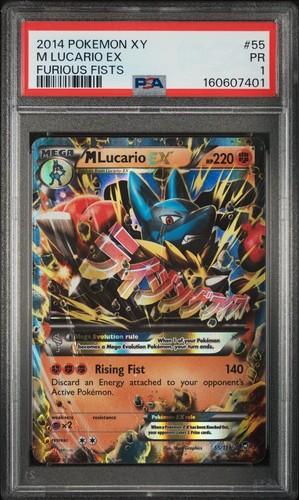 M Lucario-EX graded PSA 1 for sale on eBay