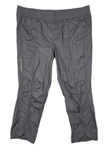 XCVI Wearables NWT Iris Crop Pants Women's Size 2X Gray Stretch Poplin Comfort