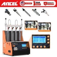 ANCEL JC600 Fuel Injector Injector Cleaner & Tester Ultrasonic Cleaning Machine
