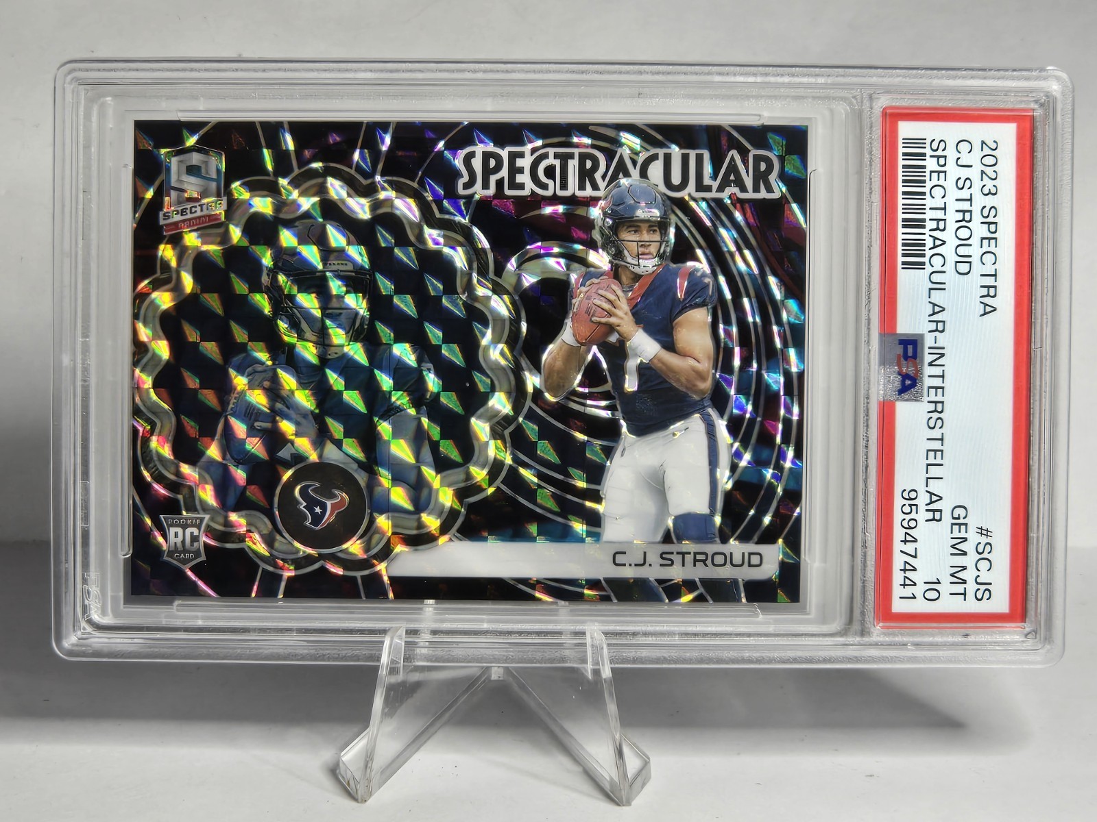 CJ Stroud Panini Spectra Spectracular #SCJS Interstellar