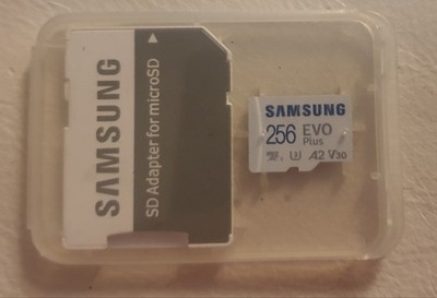 256GB SAMSUNG EVO PLUS MICRO SD KARTE 