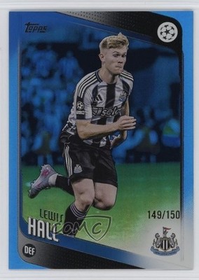 2025-26 Topps UEFA Club Competitions Blue Foil 149/150 Lewis Hall #68 8d2