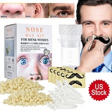 Nose Ear Hair Removal Wax Kit for Men Women 500g Wax Beans Quick Painless