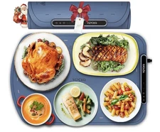 Electric Warming Tray with 7 Temp Levels & Auto Shut-Off, Food Warmers