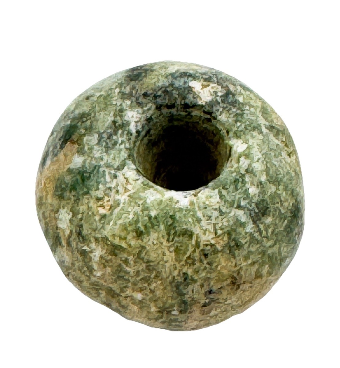Olmec or Mayan Jade Bead Pre-Columbian Mexico in collection for