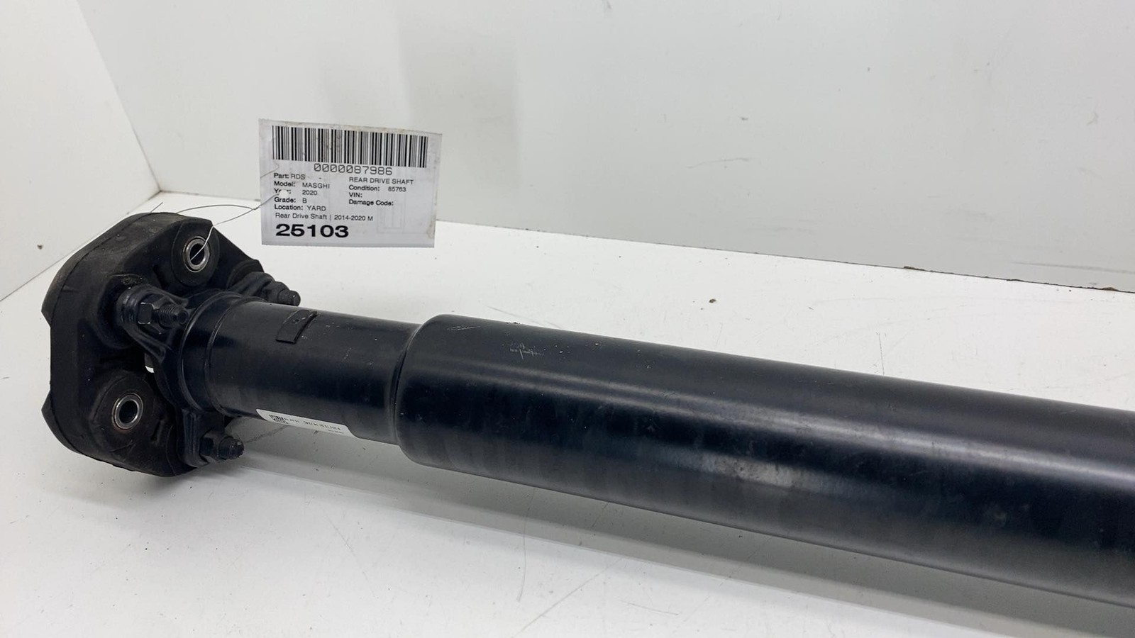 ⭕ 2014-2020 Maserati Ghibli 3.0L RWD Rear Drive Shaft Propeller 670039453 OEM