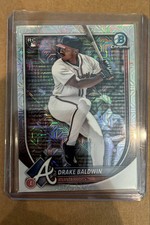 2025 Bowman Chrome - Drake Baldwin #75 Mega Box Mojo Refractor (RC)