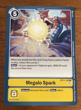Megalo Spark BT11-100 C Dimensional Phase Digimon TCG NM