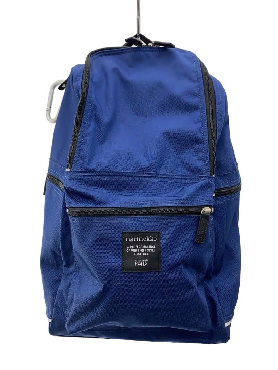 Marimekko Backpack, Polyester, NVY, Solid Color - image 1