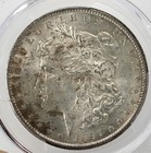 1897 S $1 Morgan Dollar Residue UNC Detail PCGS Genuine — photo 3