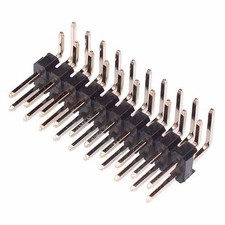 10 x 20-Way Double Row Right Angle Male Header 2.54mm