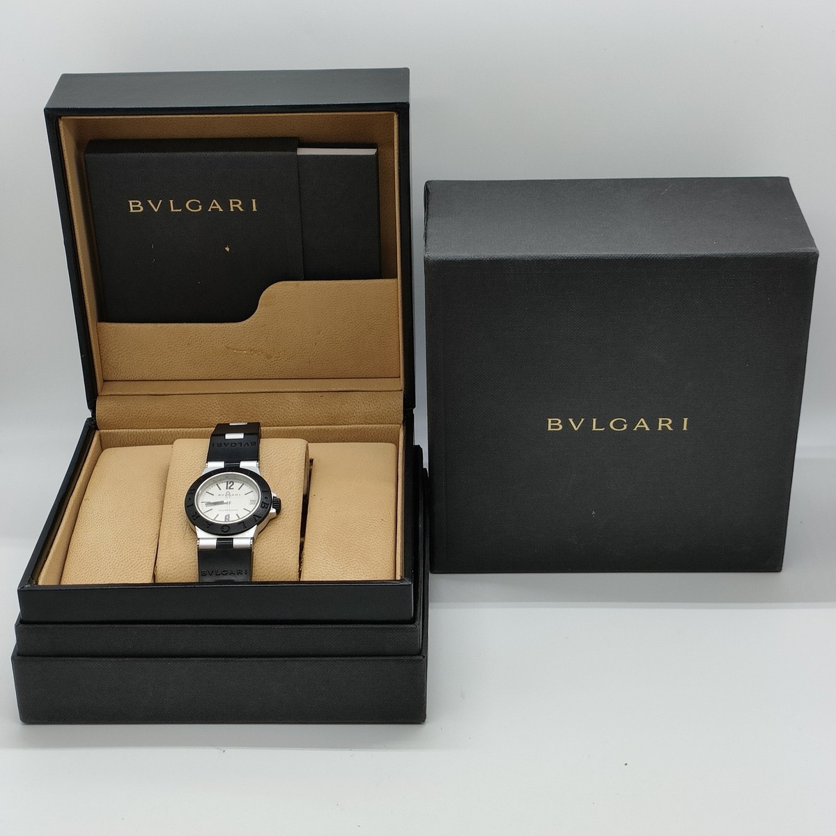 Bvlgari Diagono Aluminum White Women's Watch - AL32TA for