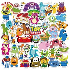 50pcs Toy Story Stickers for Kids Water Bottle, Cute Cartoon 50 Pix