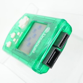 SEGA Dreamcast Visual Memory Unit Lime Green Edition HKT-7000 DC VMU w/ Battery