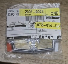 Nos Chevy Caprice 1980 - 1985 1986 - 1990 Caprice Ornament Roof Emblem 20010023