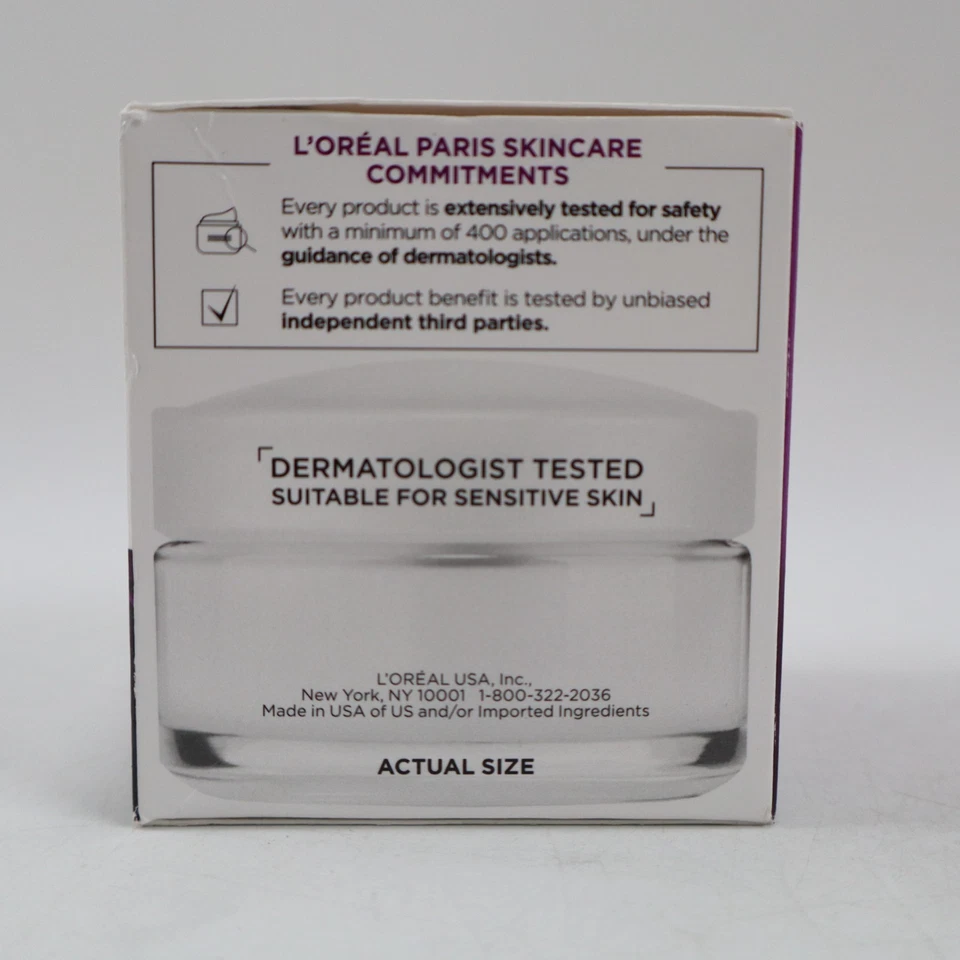 2 PACK L'Oreal Wrinkle Expert 55+ crema hidratante facial antienvejecimiento de 1,7 oz cada una Foto 4 de 4