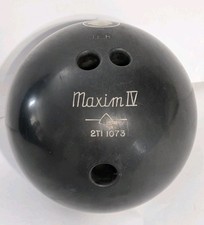 Ebonite Bowling Ball 13lbs 13oz Maxim IV Solid Black