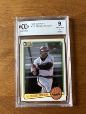 1983 Donruss - Reggie Jackson #115, BCCG 9