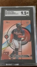 2023 Topps Finest - Michael Harris II #34 Rose Gold Refractor /75 (RC)