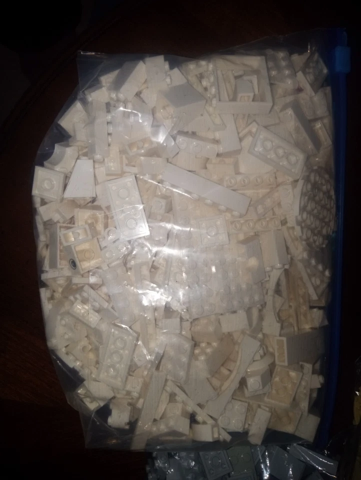 Lote Lego de peças e peças de tijolos mistos tons de terra de 2,5 lb - Imagem 2 de 4