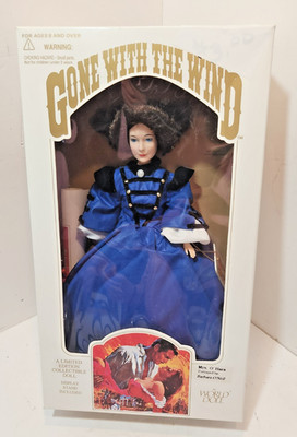 Vtg 1989 World Doll Gone With the Wind Mrs. O'Hara Doll Limited Edition NIB
