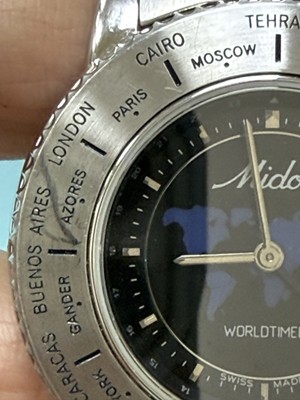 Vintage Mido Worldtimer 5200 Quartz Men Watch for sale online | eBay