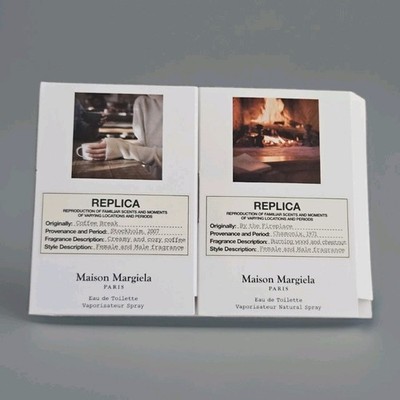 2 Proben Maison Margiela Coffee Break & By The Fireplace 2x1,2ml Spray