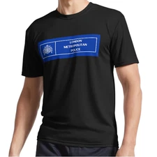 New  London Metropolitan police Active Logo T-Shirt Funny Size S to 5XL