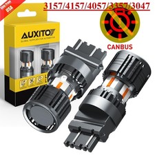 Auxito 4157 3157 8-led Turn Signal Light Bulbs Canbus Anti Hyper Flash Amber Us