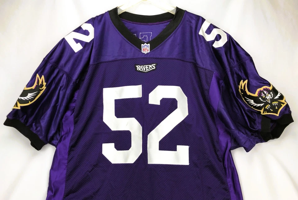 Camiseta deportiva vintage auténtica Wilson Baltimore Ravens Ray Lewis ~ talla 54 Foto 3 de 4