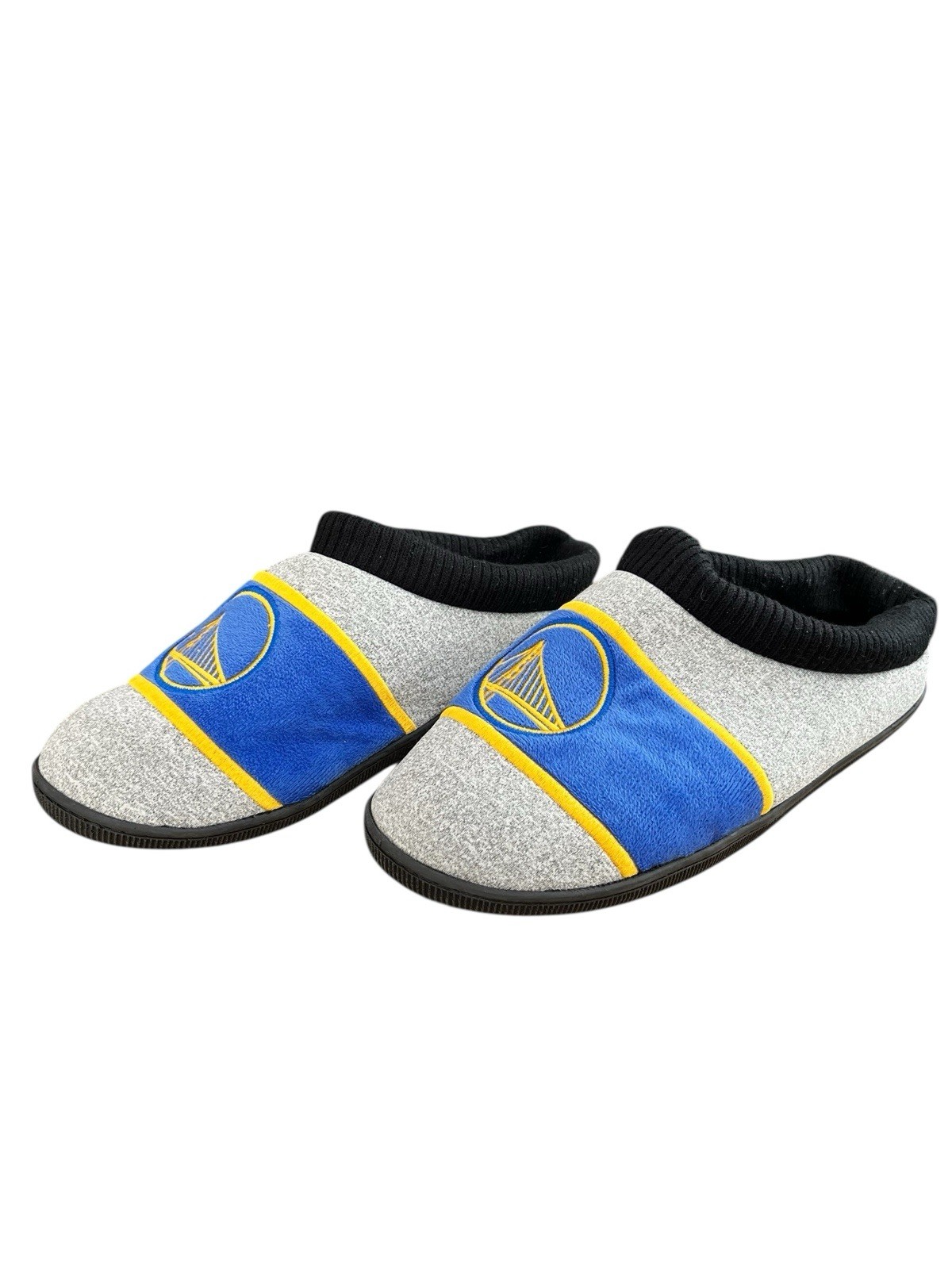 PANTOFOLA D’ORO Gol State Warriors Pantofole Adulto Medio 9 10 Grigio Logo Basket NBA FOCO