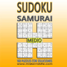 SUDOKU SAMURAI MEDIO 160 PUZZLES PAPAERBACK