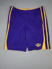 LA Lakers BOYS XL 14/16 NBA Athletic Shorts With Pockets Read 