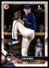 Sean Wymer 2018 Bowman Draft #BD-157 Blue Jays MLB READ FREE SHIP AutographDen