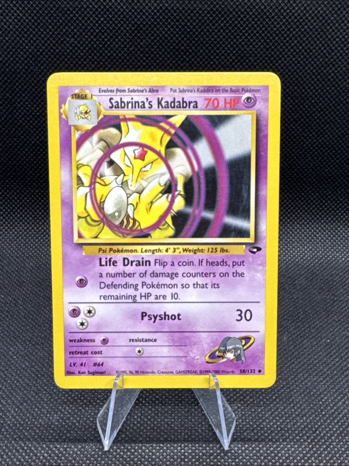 Sabrina's Kadabra 58/132 Gym Challenge Regular
