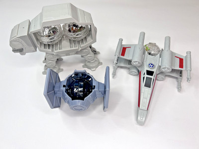 STAR WARS FIGHTER PODS LOT FIGURES AND VEHICLES Hasbro Lot