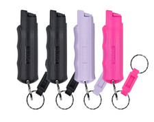 SABRE Pepper Spray with Quick Release Key Ring, 4-pack - Multi