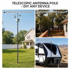 AplusChoice EZ GO 14FT Aluminum Telescoping Antenna Mast with Carry Bag, Black — photo 9