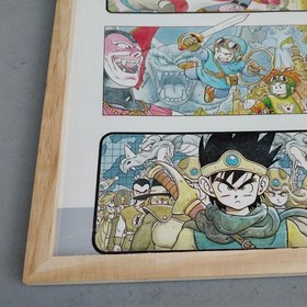 Akira Toriyama Dragon Quest III Printed Framed Item Famicom Masterpiece Framed
