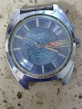 SLAVA Automatic Watch Cal 2427    Vintage Not Work balance OK For parts